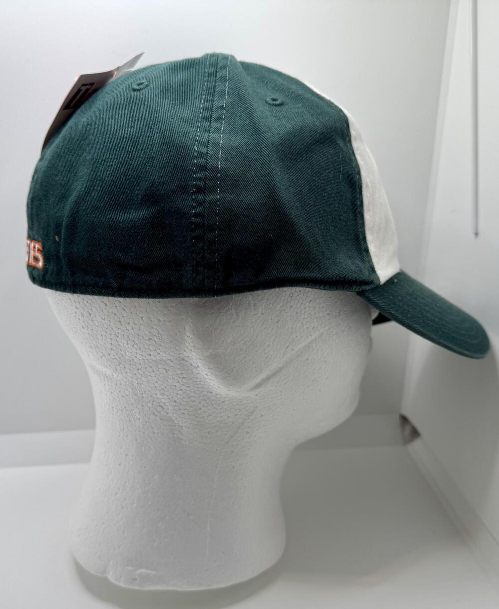 Miami Hurricanes Hat Cap Fitted Mens Medium Green White NCAA Football Canes - Picture 3 of 6